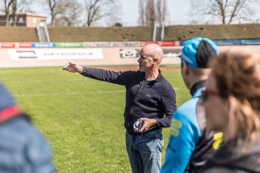 Stuart O'Grady at Roubaix velodrome