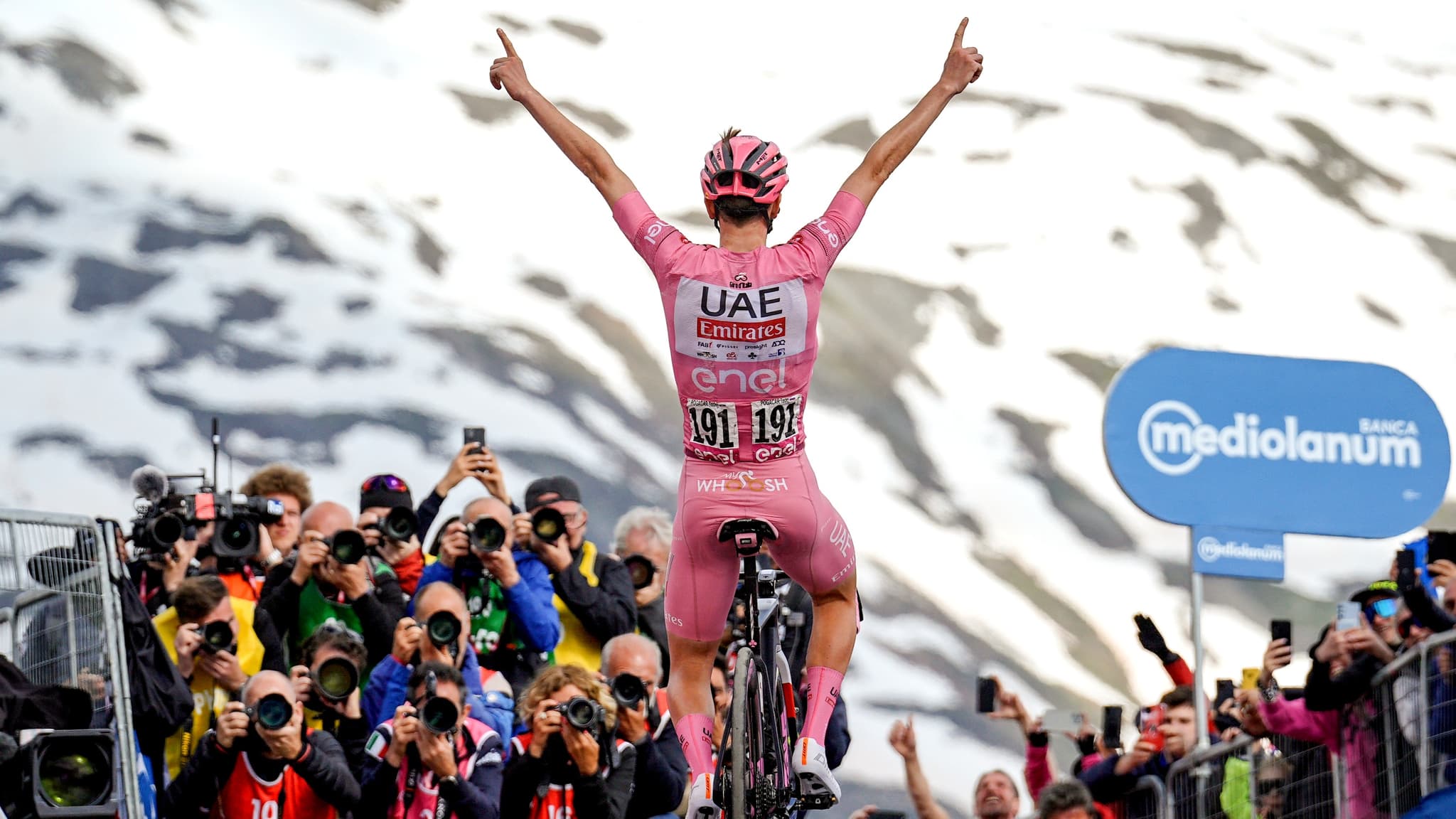 Pogajar winning again this time at the Giro d'Italia 2025