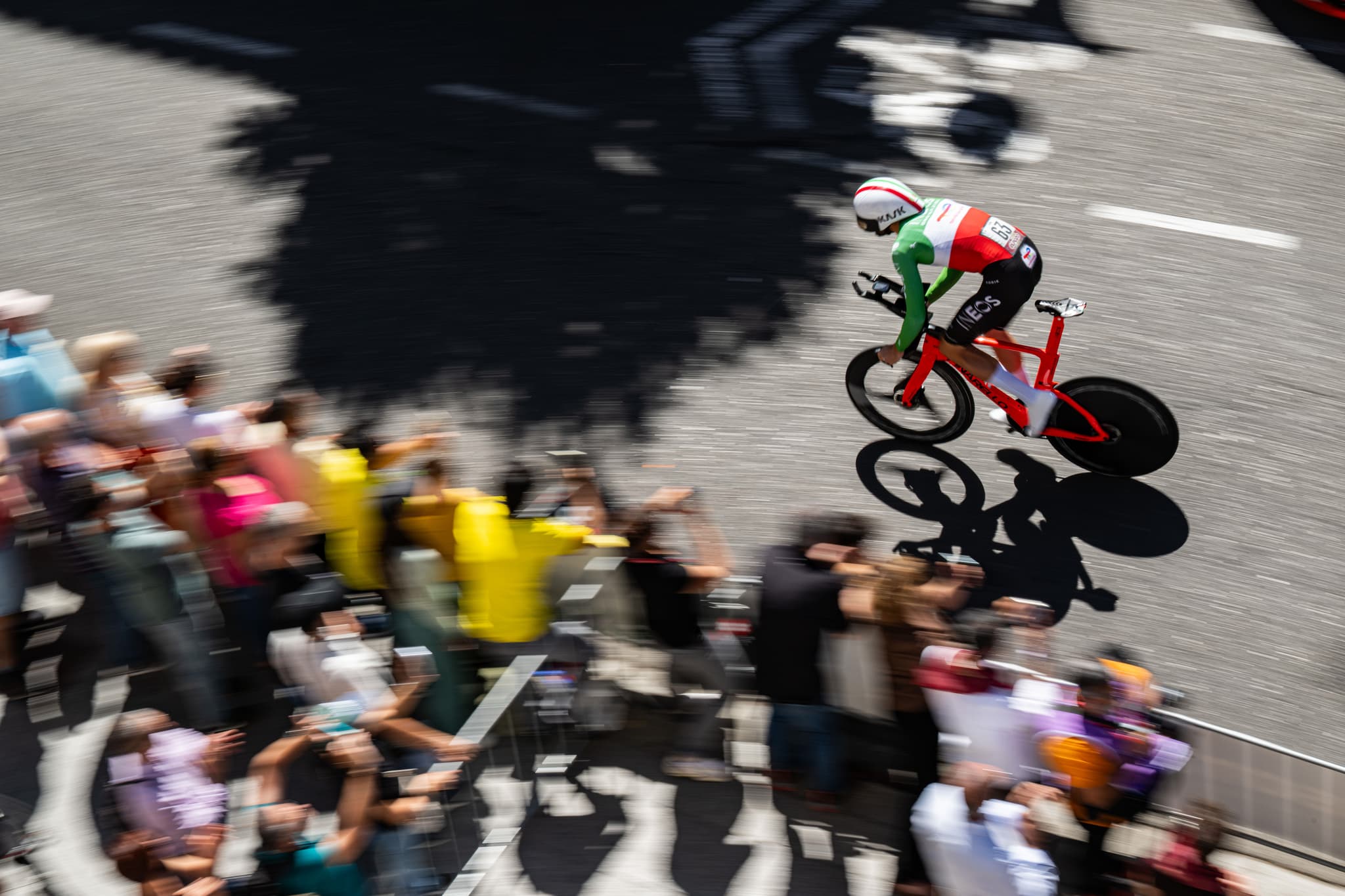 Filippo Ganna (INEOS) in time trial, Italian national champion
