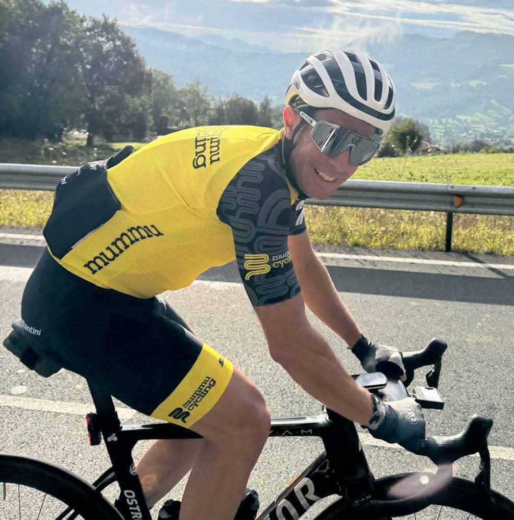 Jean Sebastien Abball, Mummu Cycling staff member on a ride.